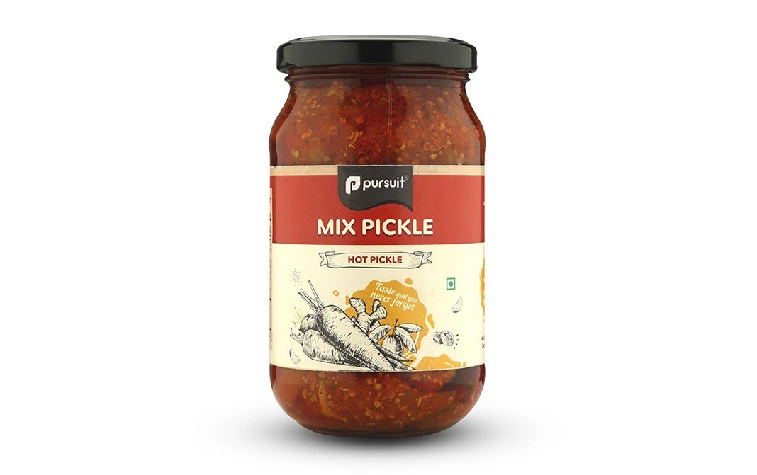Pursuit Mix Pickle (Hot Pickle)   Glass Jar  400 grams
